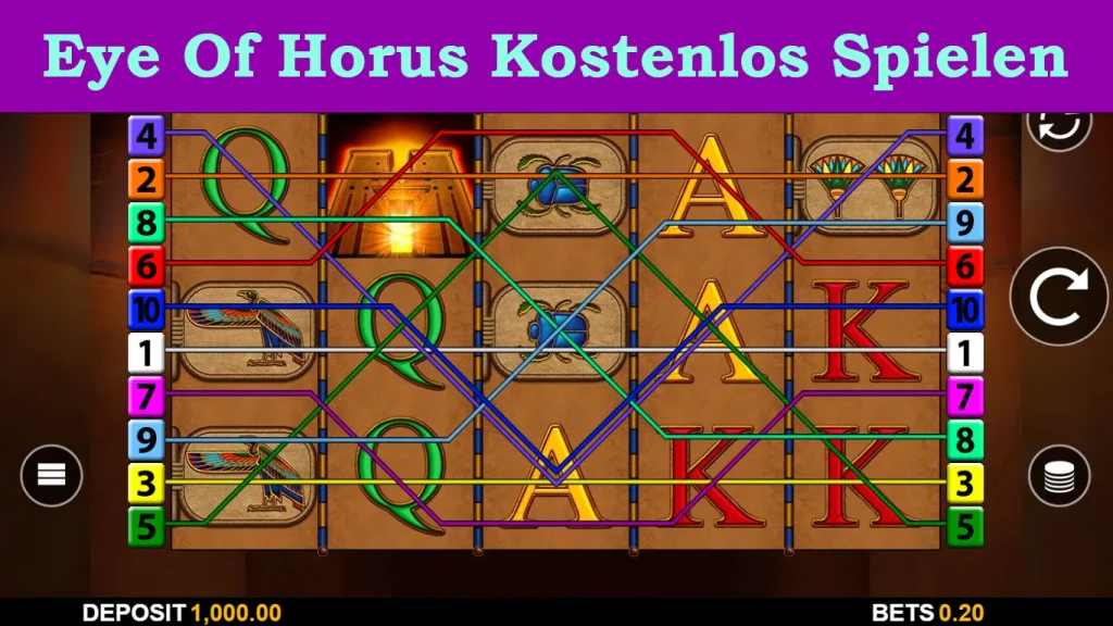 eye of horus kostenlos spielen