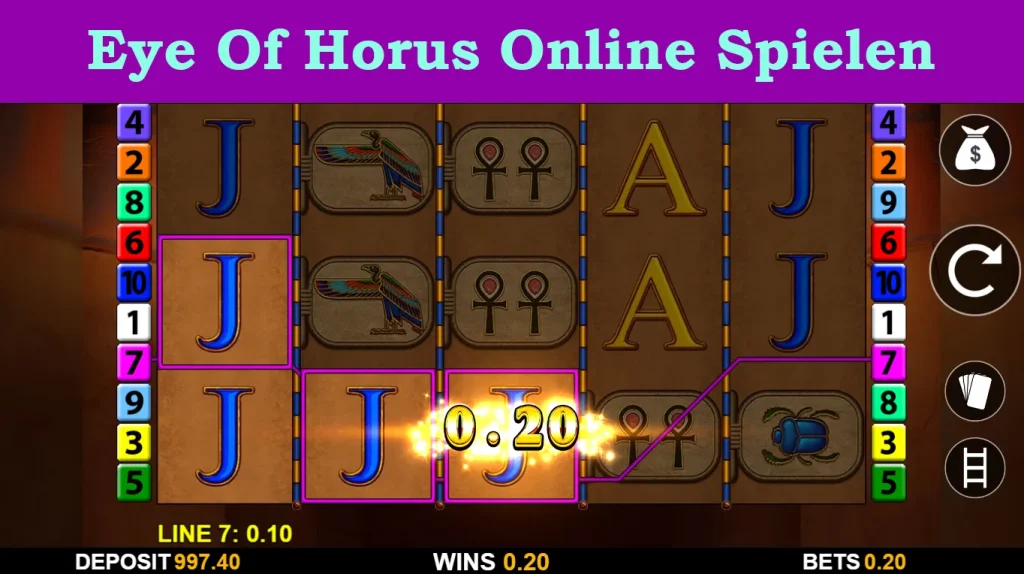 eye of horus online spielen